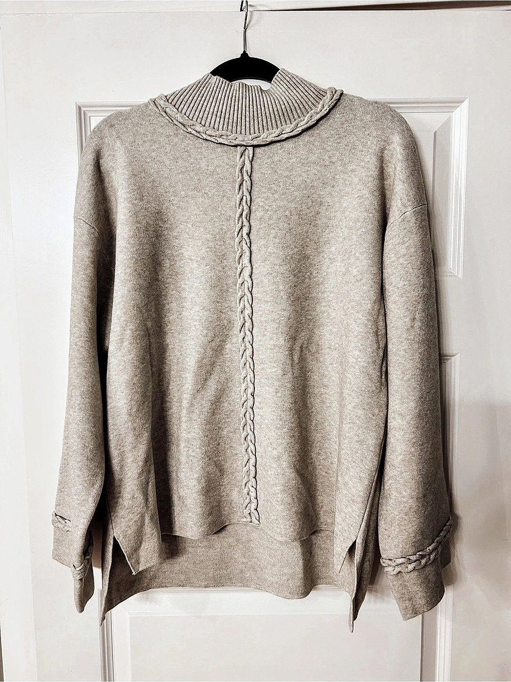 Max Sport MX383136 Turtleneck Sweater in Gray Size Medium NWT